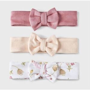 NWT CLOUD ISLAND 3-Pack Prairie Head Wraps Size Newborn.